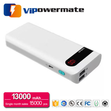 Large capacity 11000mah/ 13000mah laptop digital display portable battery mobile power bank